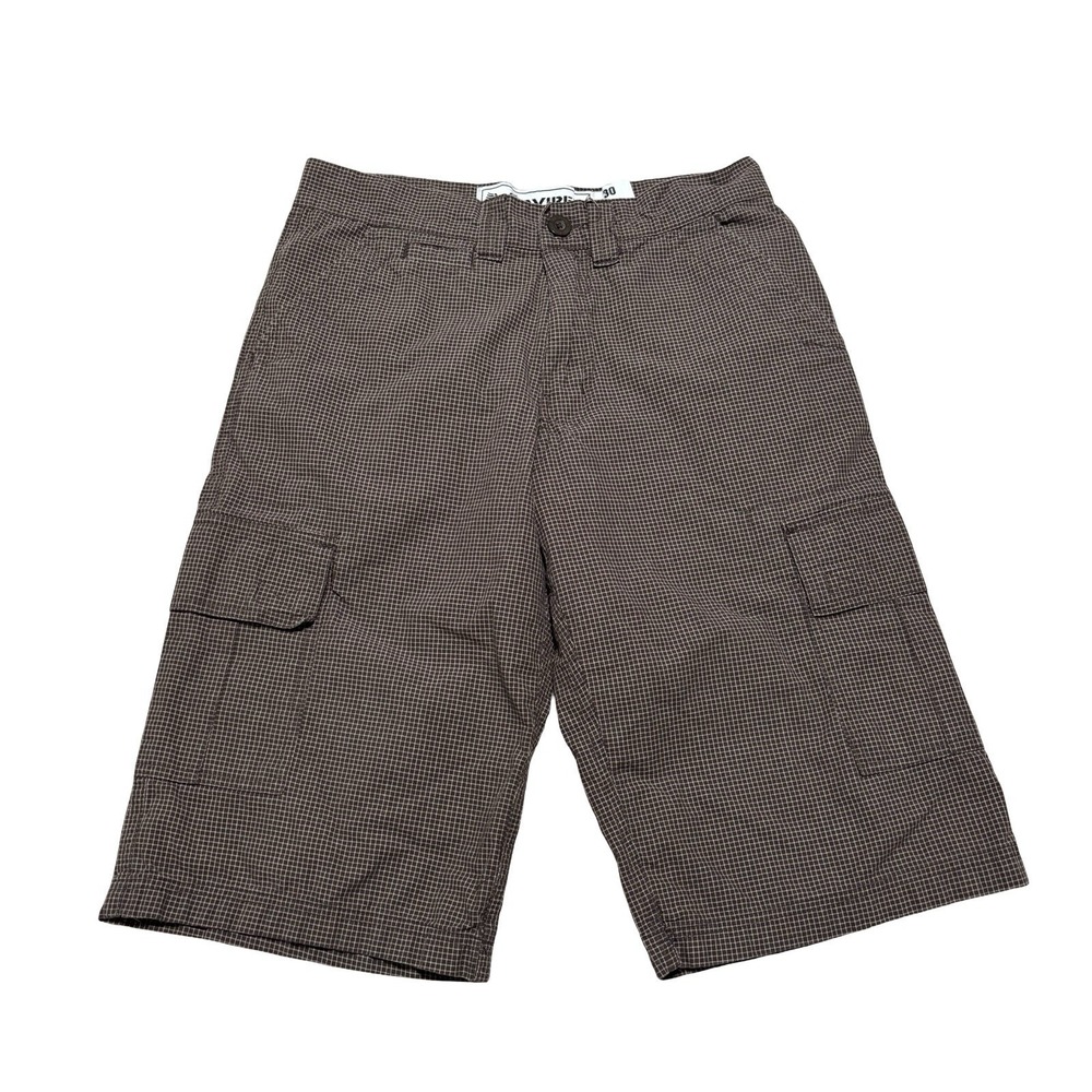 Vintage Avirex Men's Baggy Cargo Shorts Brown Size 30 x 13